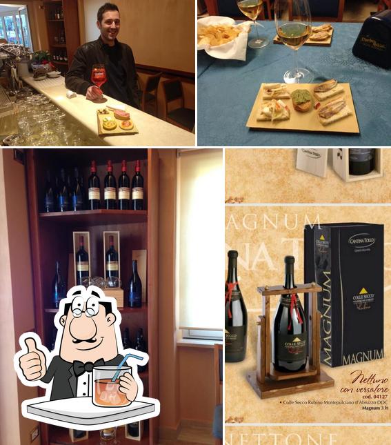 Bar Tabacchi Basili si caratterizza per la bevanda e interni