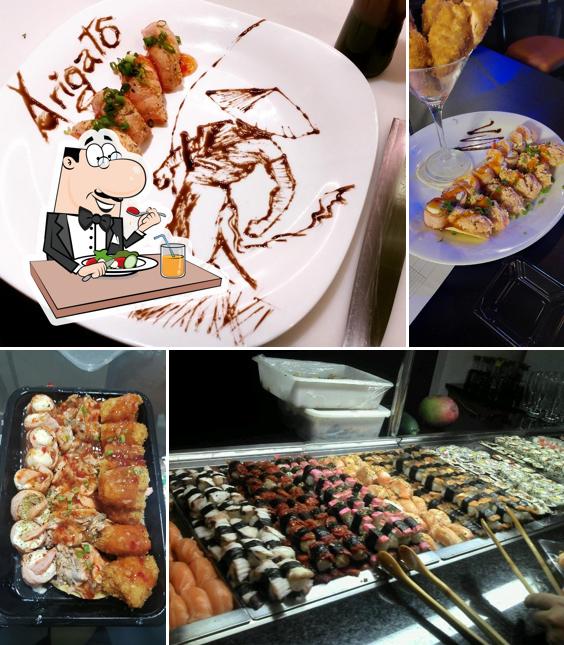 Comida em Arigato Japanese Cuisine