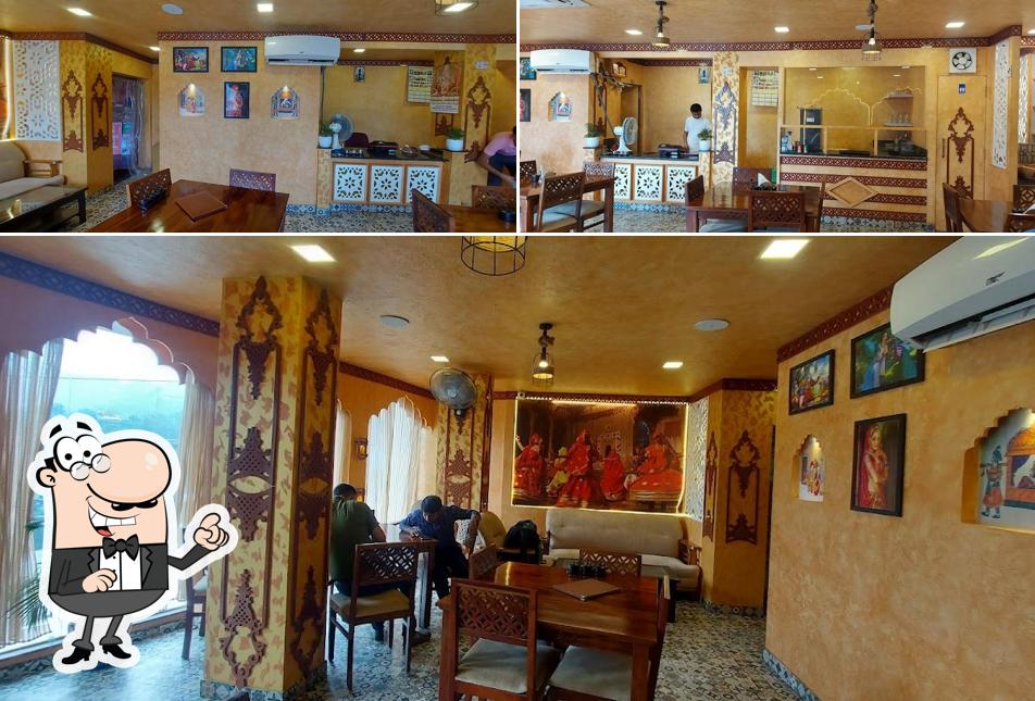 The interior of Rajasthan Sweets & Snacks Restaurant