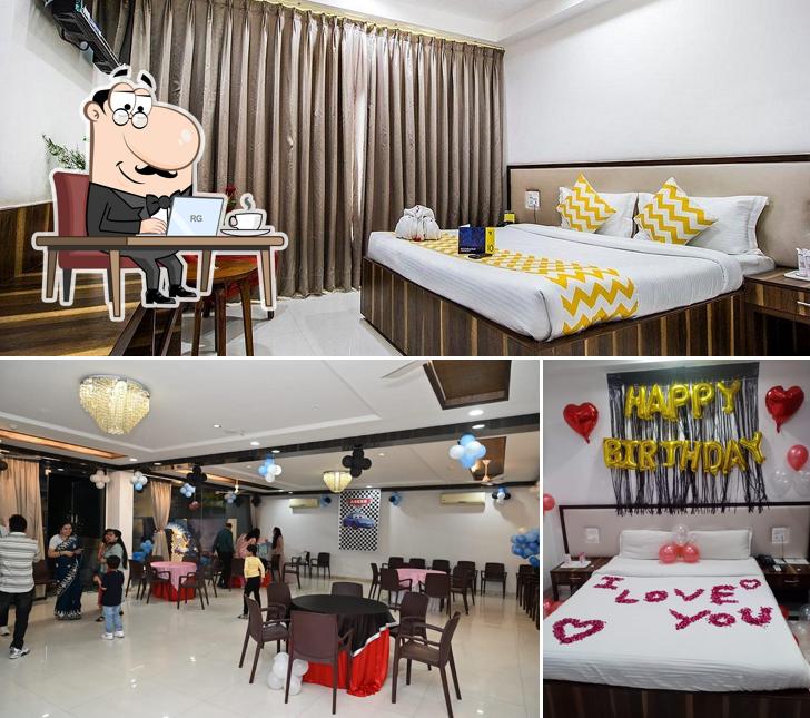 The interior of Sapphire Inn Hotel & Banquets Jaipur Mansarovar