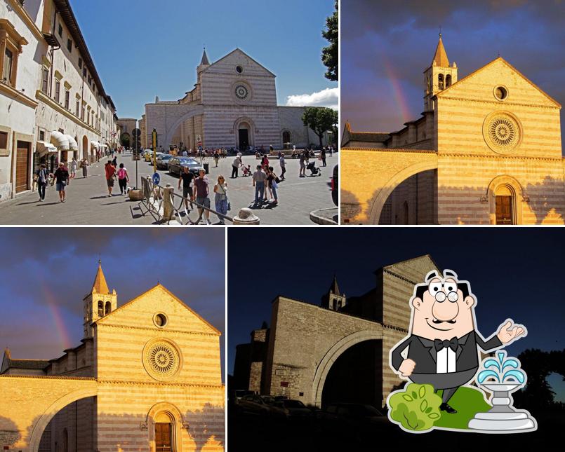 Goditi la vista dagli esterni di Bar Santa Chiara - pizzeria - ristorante