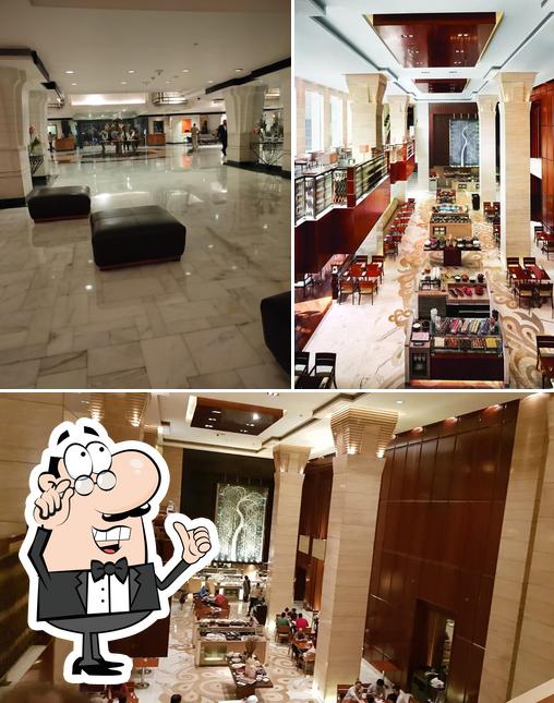 The interior of Cafe