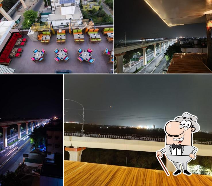 Check out how Patiala House Rooftop Dinning looks outside