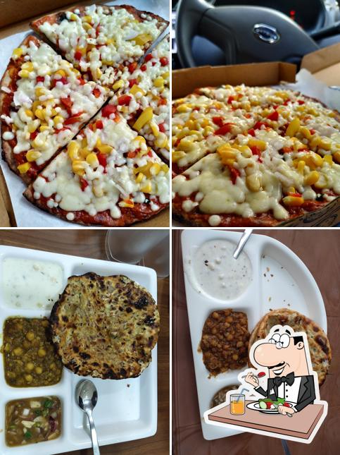 Food at Aamritsari Kulccha Corner