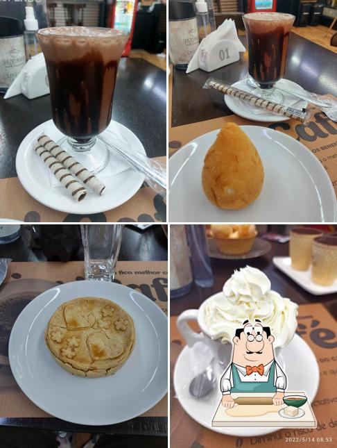 Samosas em Cafeteria Spazio Café Marvi