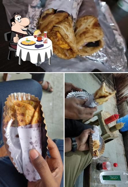 Cheese plate at Kolkata Roll Center