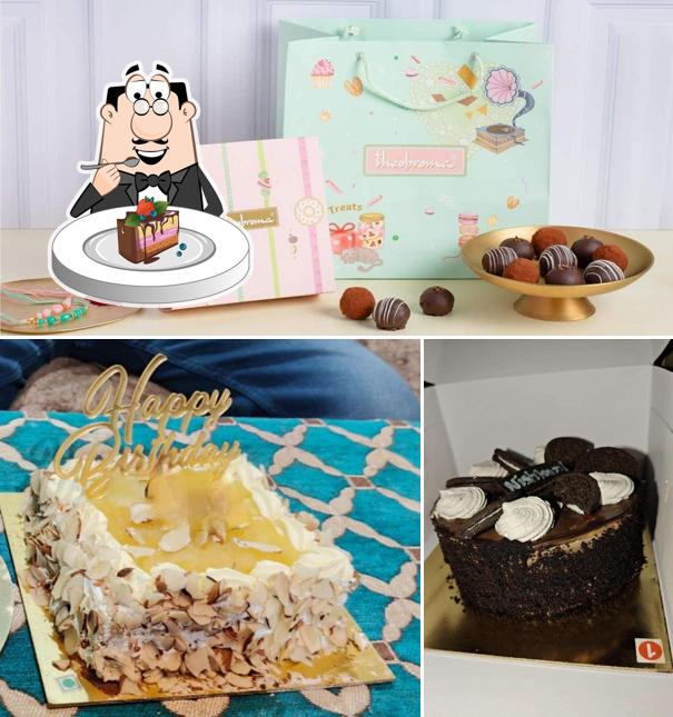 Chocolate cake at Theobroma