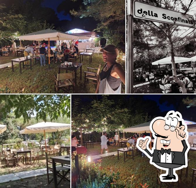 Gli interni di Al Chiosco