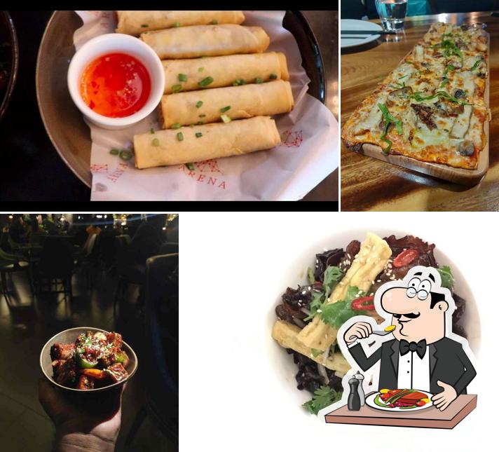 Food at Arena Brewhouse