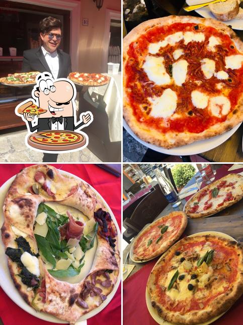 Ordina tra le svariate varianti di pizza