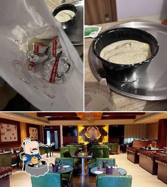 This is the image showing food and interior at Khidmat By GGH