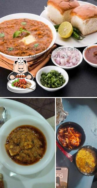 Food at Student Freedom Cafe