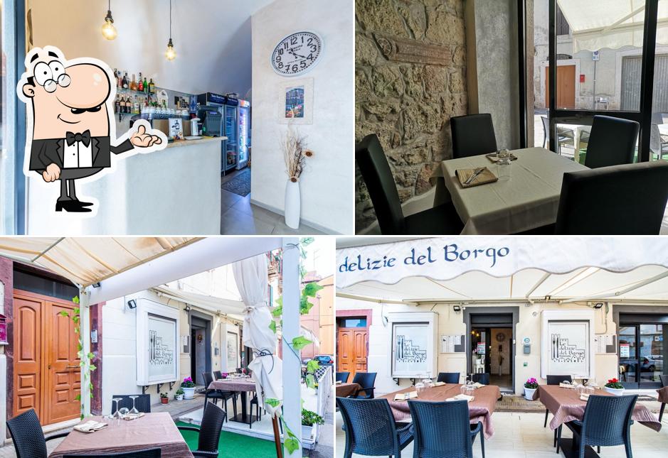 Gli interni di Le delizie del borgo Osteria Ristorante