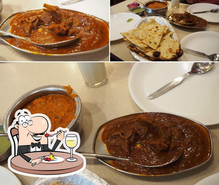 Food at Hot Chimney Restaurant