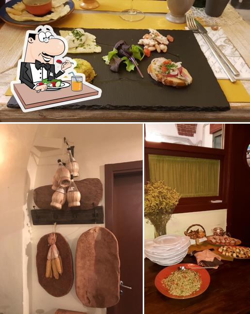 Cibo al Osteria i Tre Compari