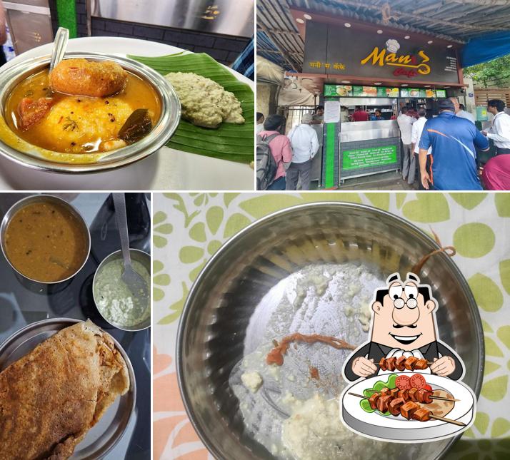 Meals at Mani's cafe