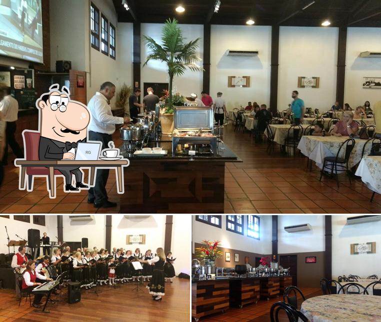 O interior do Restaurante Boa Vista