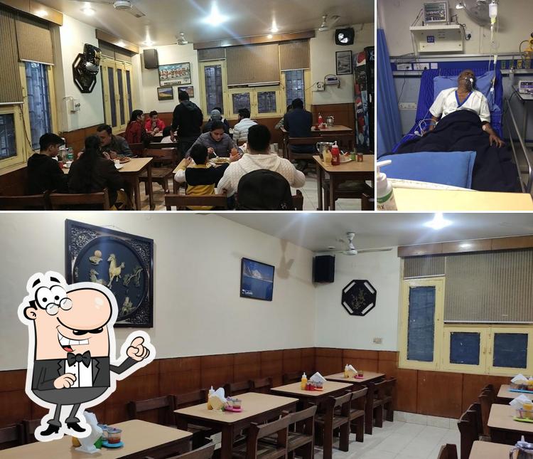 This is the photo showing interior and exterior at Open Air Restaurant