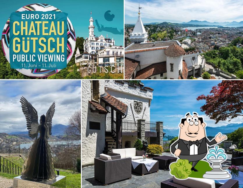 Gli esterni di Hotel Château Gütsch