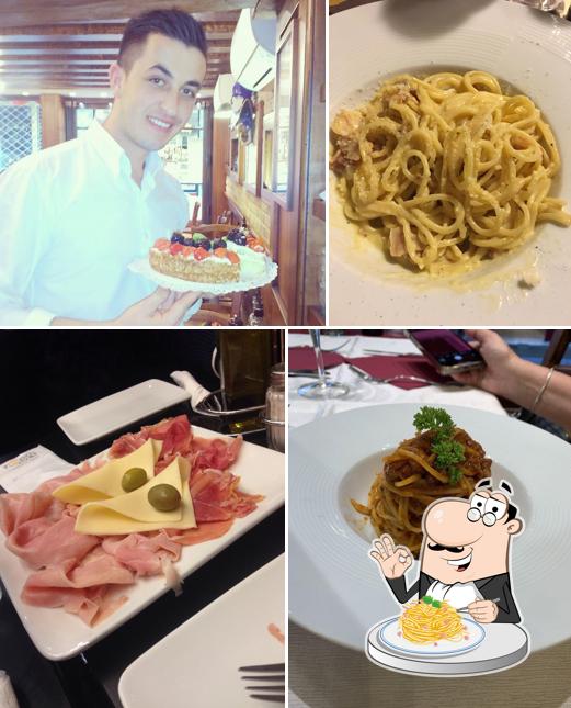 Spaghetti alla carbonara al Bar Marco Polo