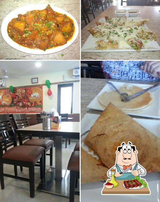Dosa Plaza serves meat meals
