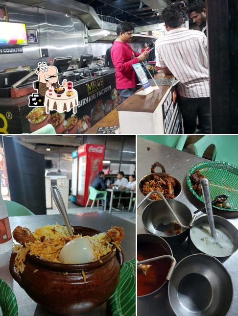 The image of MRCB Biryani Factory’s food and interior