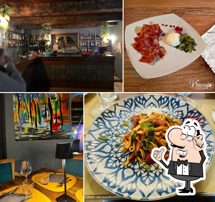 Gli interni di V'incanto Restaurant