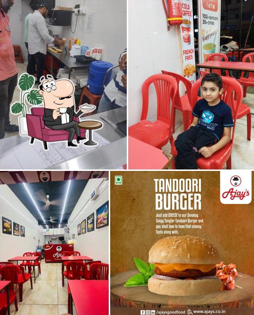 The interior of Ajay's - Abhilasha Char Rasta, Vadodara