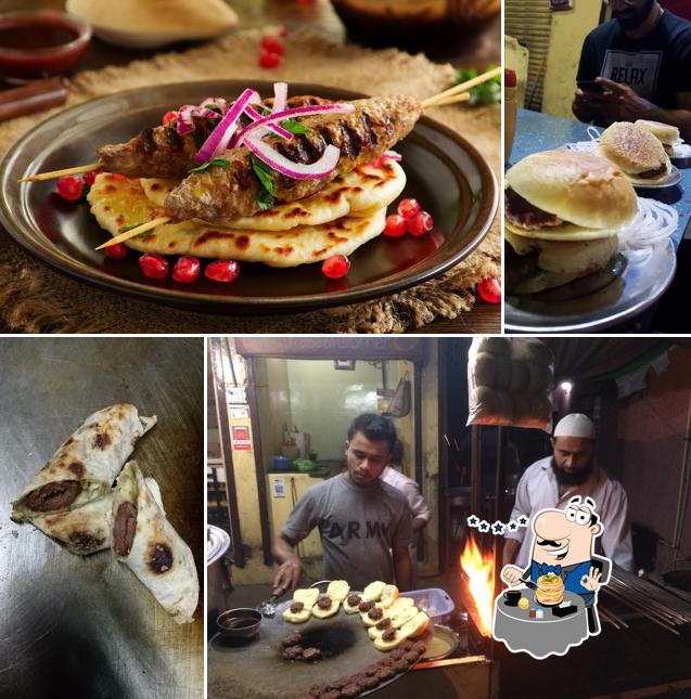 Food at Delhi Kabab Corner
