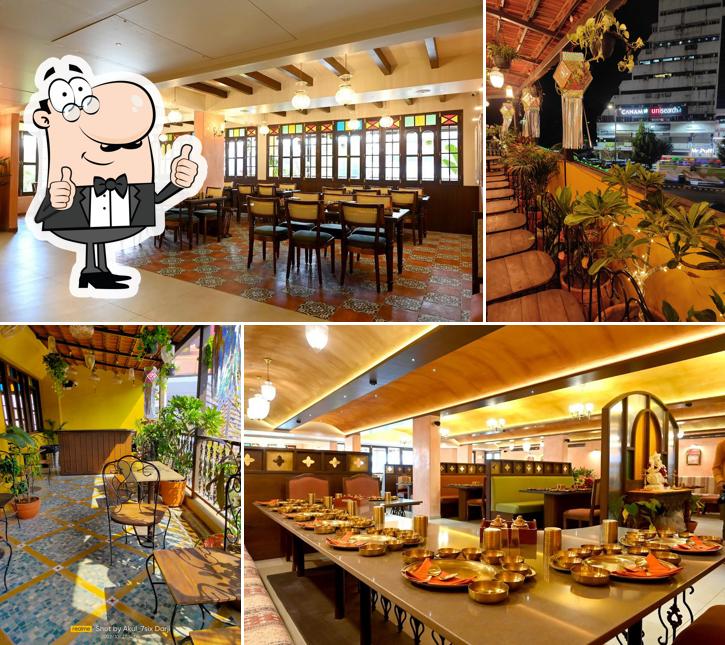 Look at the photo of Kathiyawadi Darbar Alkapuri - Premium Kathiyawadi Gujarati Thali