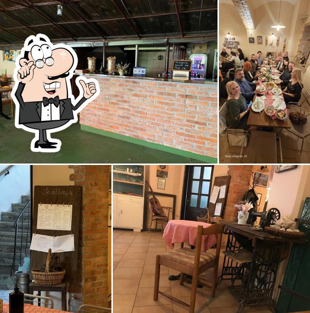 Gli interni di Konoba Kostanjac