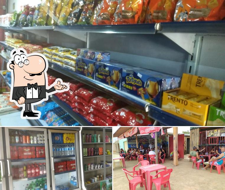 O interior do Bar Mercearia e Restaurante Do Serginho