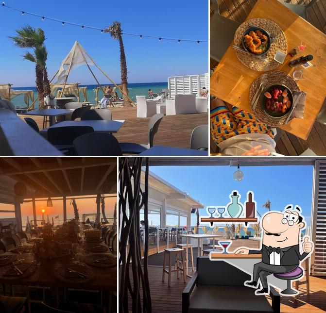 Dai un'occhiata agli interni di Naìs Beach Club