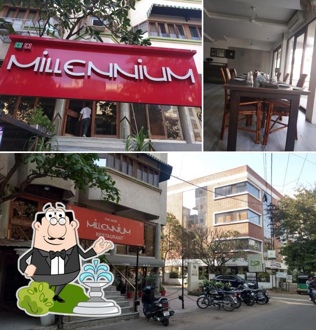 The exterior of New Millennium Restaurant