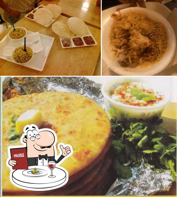 The image of food and dining table at Chaat Chator