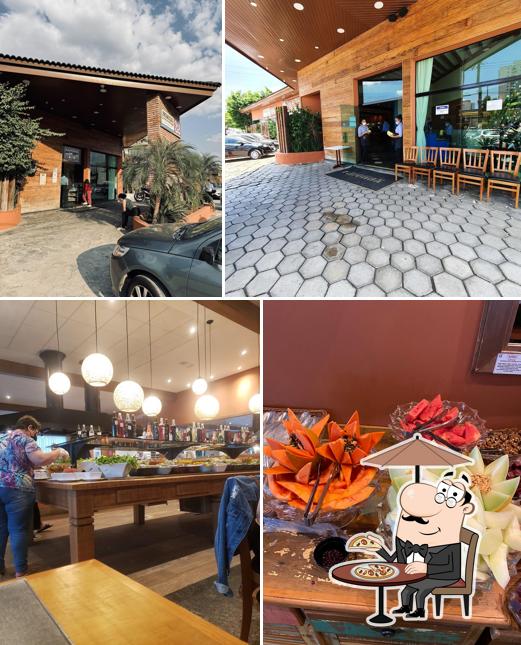 Desfrute da vista do exterior Restaurante da Fazenda