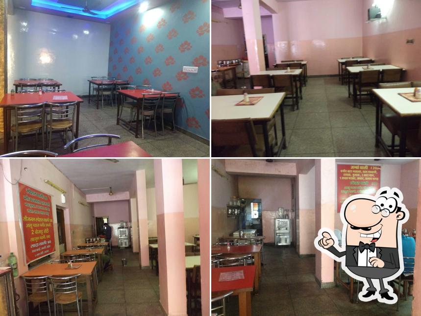 The interior of Sangam Bhojanalaya