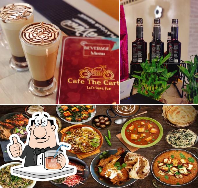 Take a look at the photo showing drink and food at Cafe The Cartel