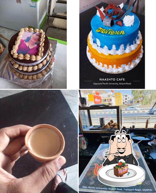 Chocolate cake at nasshto backery and cafe