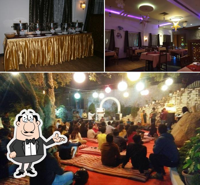 The interior of Rock Castle Restaurant - A Royal Treat