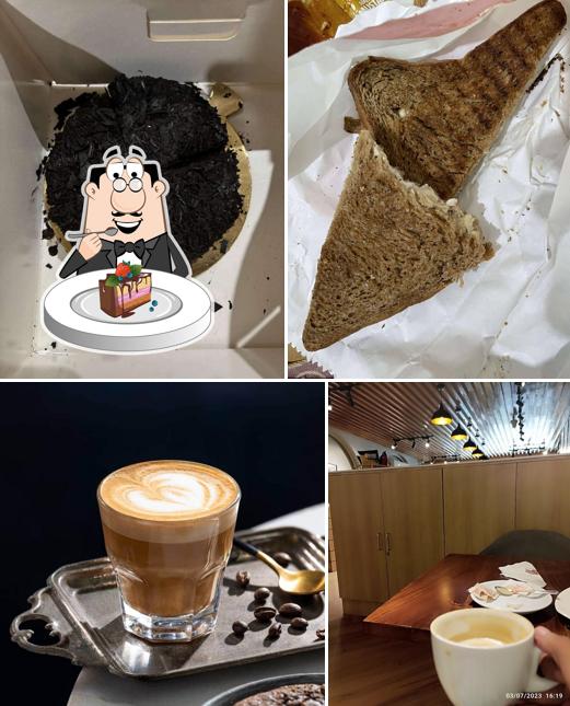 Chocolate cake at Barista