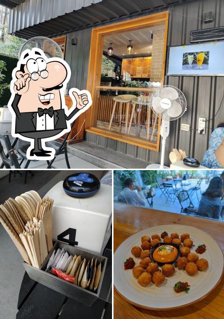 The interior of Café Desmo