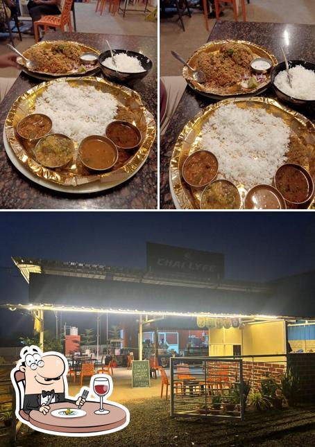 The restaurant's food and interior