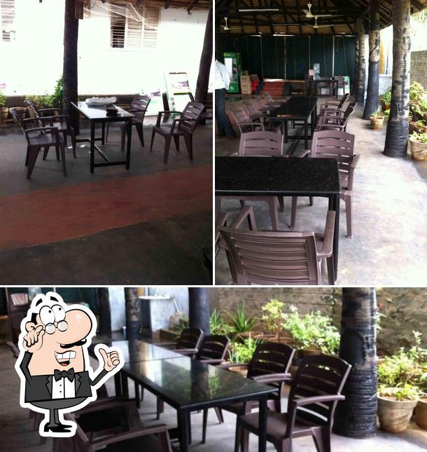 The interior of Kshatriya Inn