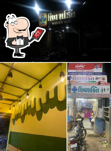 The exterior of Shiv Shakti Ice Cream Parlour ice cream and lassi shop