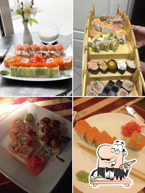 Essayez de nombreuses options de sushi