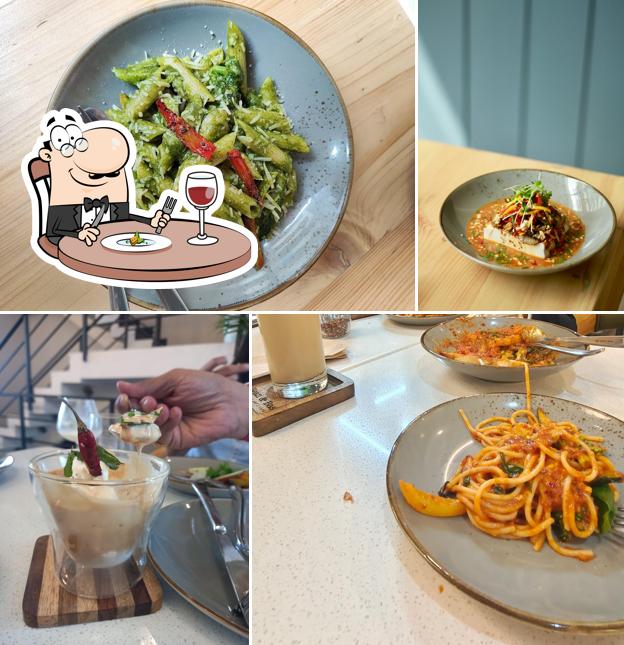 Food at Café Bean and Basil