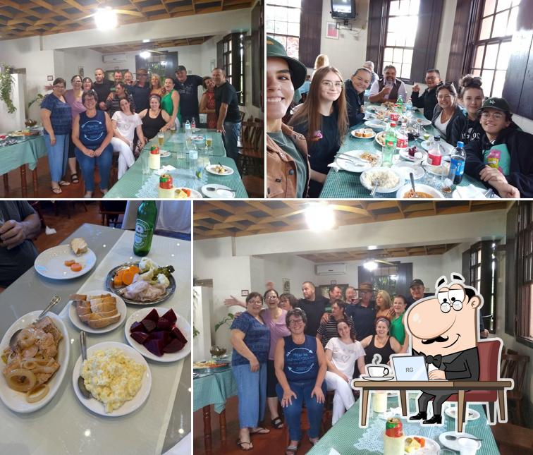 O interior do Casa do Peixe