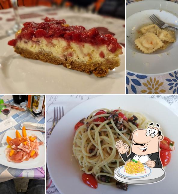 Spaghetti alla carbonara al Albergo Ristorante Lavedo