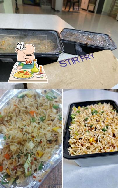 Among different things one can find food and interior at Stir Fry